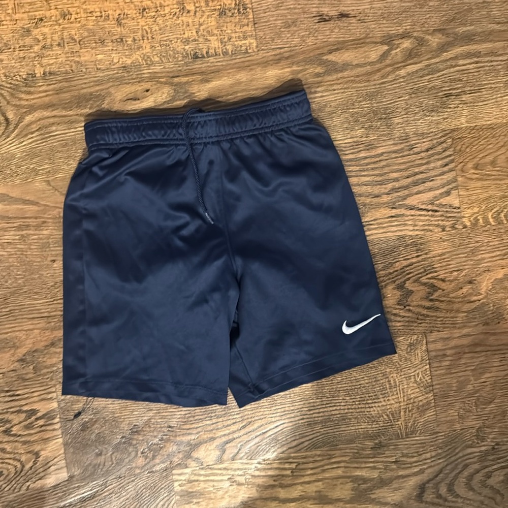 Nike shorts navy blue youth medium